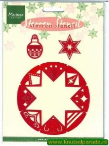 Marianne Design snij- embos- en borduurmal kerststerren SK7701 (Locatie: I044 )