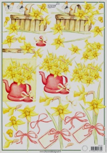 Marianne knipvel bloemen 3D525 (Locatie: 2347)