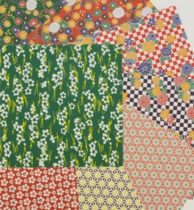 Origami paper, 16 sheet, 8 paterns, 150x150mm