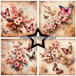 Paper Favourites Paperpack, 15.2cmx15.2cm, Vintage Sakura PF586 - Img 3