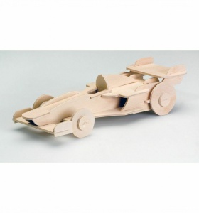 Pebaro houten bouwset race-auto PB085011 - Img 2