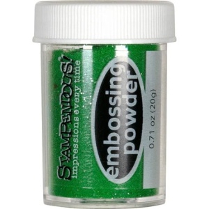 Stampendous Embossing Powder Green Sparkle, 20 gram, TP649