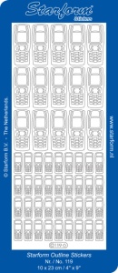 Starform mobiel zilver 119 (Locatie: g094)