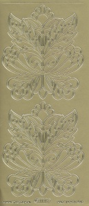 Starform stickervel bloem goud 1116 (Locatie: u084) - Img 2