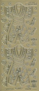 Starform stickervel oosters goud 1089 (Locatie: u069) - Img 2