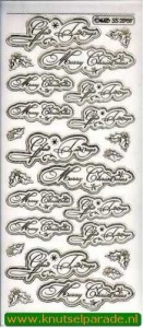 Stickervel goud transparant MD352707 (Locatie: E158 )