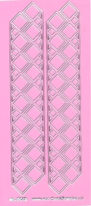 Stickervel roze/zilver nr. 3012 (Locatie: K168 )