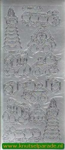 Stickervel speelgoed zilver DD6351 (Locatie: B177) - Img 2