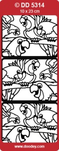 Stickervel zilver dieren DD5314 (Locatie: F037) - Img 1