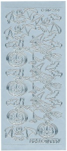 Stickervel zilver Halloween DD7254 (Locatie: F055) - Img 2