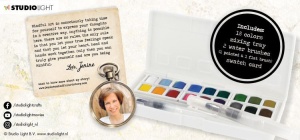 Studio Light Watercolor Aquarelset Jenine's Mindful 18 kleuren WCJMA01 - Img 2