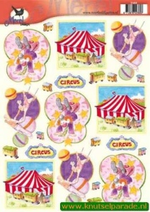 Voorbeeldkaarten merel design circus 2385 (Locatie: 6630)