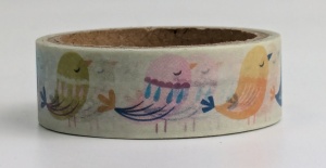 Washi tape vogeltjes