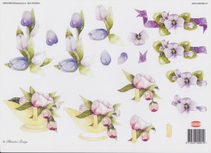 Wekabo knipvel bloemen 901/AD5004 (Locatie: 0228)