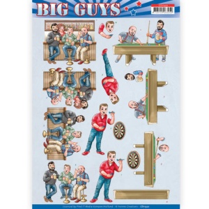 Yvonne Creations knipvel Big Guys CD11327 (Locatie: 1178)