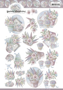 Yvonne Creations knipvel bloemen CD11448 (Locatie: 2302)