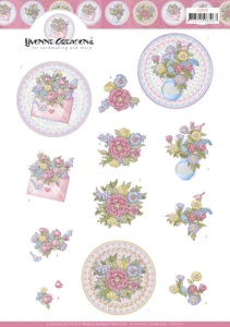 Yvonne Creations knipvel bloemen CD11511 (Locatie: 2301)