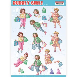 Yvonne Creations knipvel bubbly girls shoppen CD11307 (Locatie: 2534)