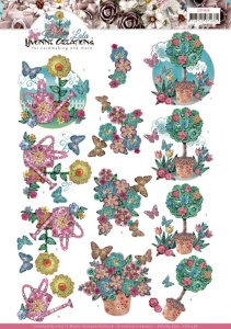 Yvonne Creations knipvel kitschy garden CD11438 (Locatie: 0333)