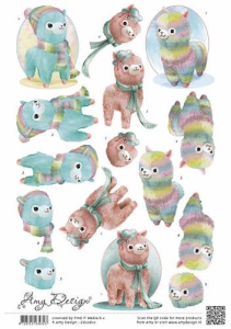 Amy Design knipvel alpaca CD10810 (Locatie: 2509)