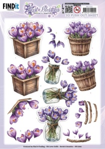 Berries Beauties stansvel crocus bloemen SB11082 (Locatie: 0422)