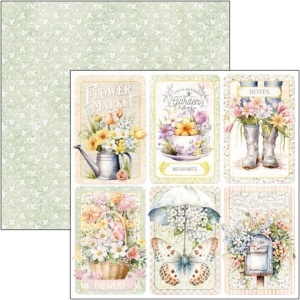 Ciao Bella Papier Pad Pad, 20x20 cm, Flower Shop CBH077 - Img 2