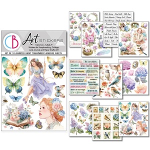 Ciao Bella stickers, 10 vel, 14x12 cm, Daydreams MB006 (Locatie: 4613) - Img 1