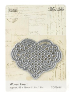 Couture Creations Mini Die Woven Heart CO726541 (Locatie: i633) - Img 2