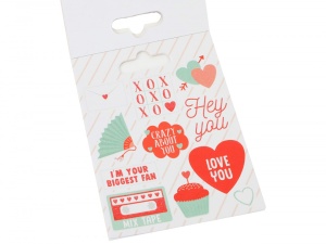 Dovecraft love glitter stickerbook, 8 sheets (Locatie:) - Img 3