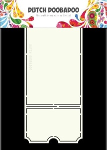 Dutch Doobadoo Card Art Ticket A5 stencil 470.713.667 (Locatie: 1254)