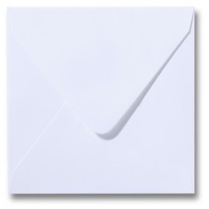Envelope white 14 x 14 cm (Locatie: D80)