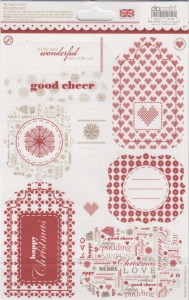 Gestanste Labels (2 vel) Home for Christmas 157916 (Locatie: 1124) - Img 2