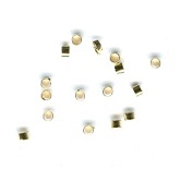 Hobby & Crafting Fun knijpkralen 100 stuks goudkleurig 12024-0012