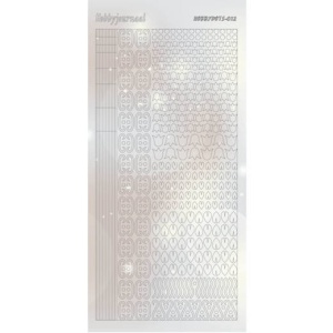 Hobbydots stickervel Pearl zilver STDP122 (Locatie: t078)