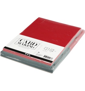 Kaarten en enveloppen 10,5 x 15 cm (C6) Rood en Groen 50 sets 23112 - Img 2