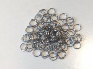 Key Rings 12 mm platinum per stuk 12335-3501 (Locatie: K3)
