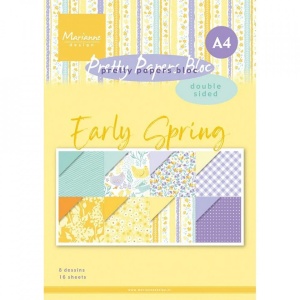 Marianne Design Paper Pad A4 Early Spring PK9186