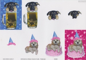 Nielsen Cards knipvel honden KA009 (Locatie: 5837)