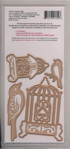 Spellbinders snij- en embosmal Bird Sanctuary S5-033 (Locatie: U366) - Img 2
