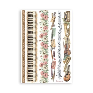 Stamperia washi pad, 14.8x21 cm, 8 vellen SBW34 - Img 9