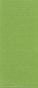 Starform sticker velvet letters lichtgroen 7043 (Locatie: B339)