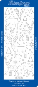 Starform sticker velvet rood 7106 (Locatie: i575) - Img 2