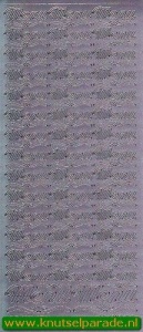 Starform sticker zilver menu 150 (Locatie: T152) - Img 2