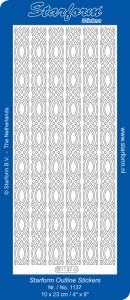 Starform stickervel goud 1137 (Locatie: t085)