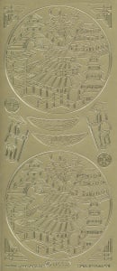 Starform stickervel oosters goud 1163 (Locatie: u065) - Img 2