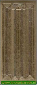 Stickervel goud rand DD6573 (Locatie: K215) - Img 2