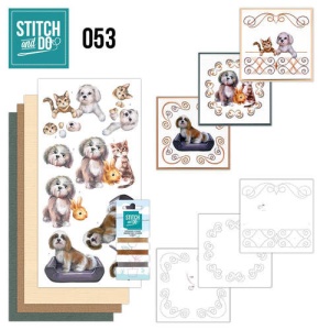 Stitch and Do 53 huisdieren STDO053
