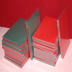 Top Hobby lederlook papier 5 kleuren A5 50 vel nr. KB 120 (Locatie: S2) - Img 1