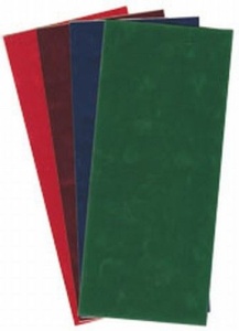 Velvet stickervel effen Rood (Locatie: H437 )