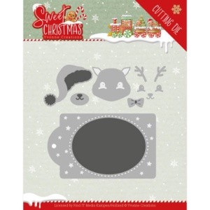 Yvonne Creations snijmal Sweet Christmas Deer YCD10180 (Locatie: k95)
